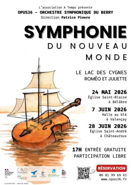 Concert de l&rsquo;Orchestre Symphonique du Berry – Opus36