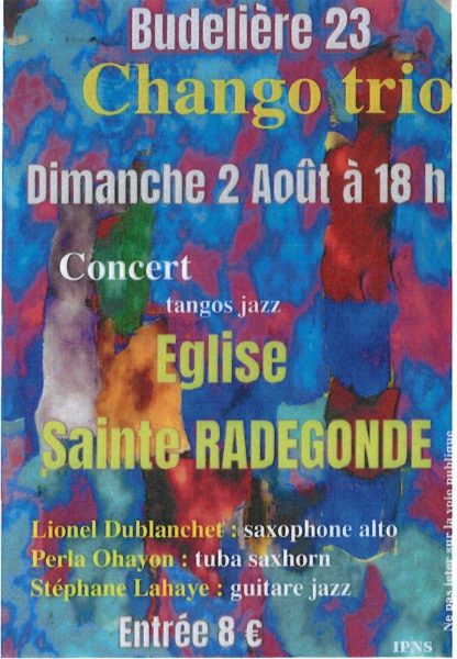 Concert Eglise Ste Radegonde – CHANGO TRIO