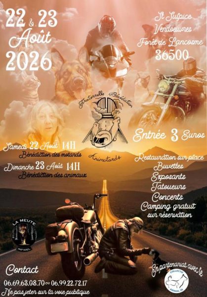 Bénédiction motards et animaux