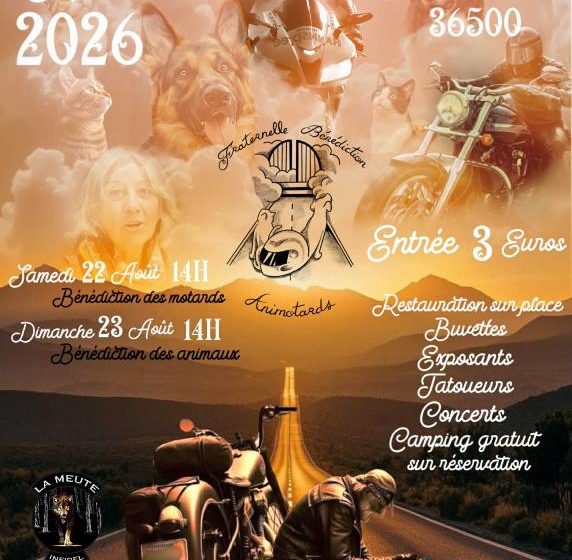 Bénédiction motards et animaux