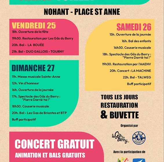 Festovillage avec les Gâs du Berry