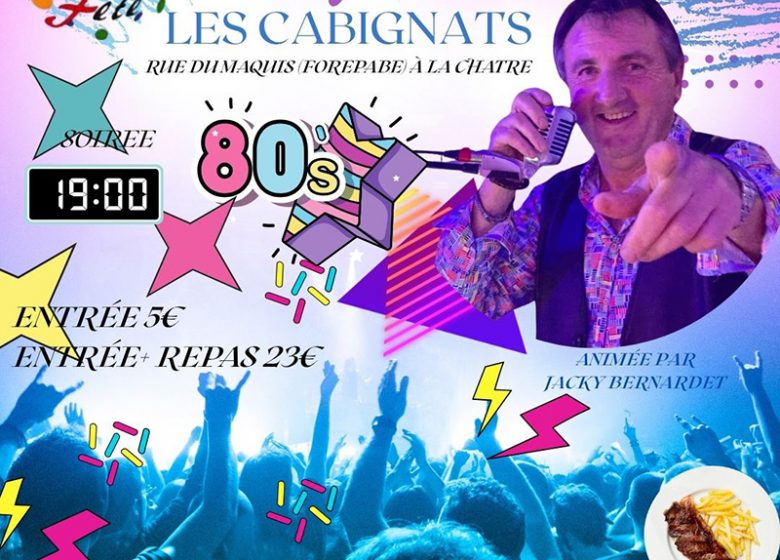 Fête des Cabignats : soirée années 80