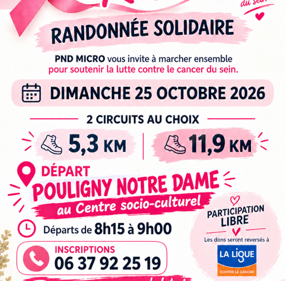 Randonnée solidaire octobre rose