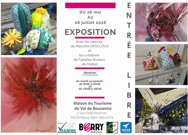Exposition Maryline Descloux et Familles Rurales