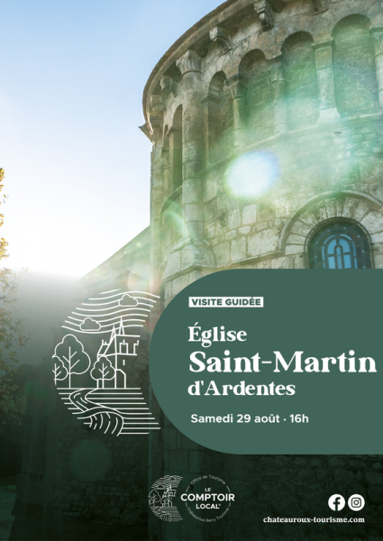Visite de l&rsquo;Église Saint Martin d’Ardentes