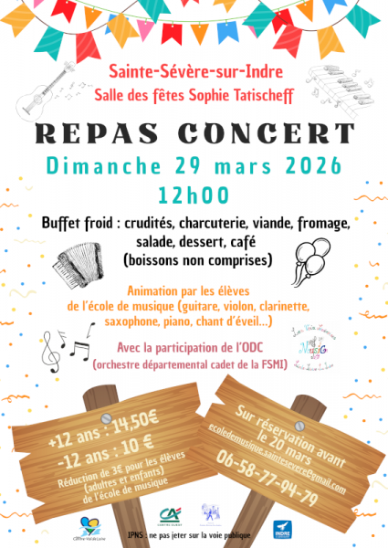 Repas concert