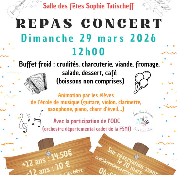 Repas concert