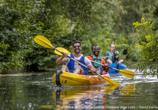 Promenade en canoë et paddle