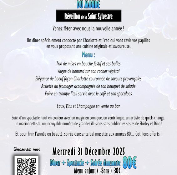 Cabaret – Réveillon de la Saint Sylvestre « Comme au plus grand cabaret du monde »