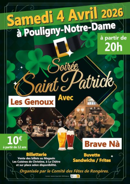 Saint-Patrick avec bal Trad