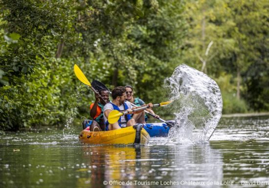 Promenade en canoë et paddle