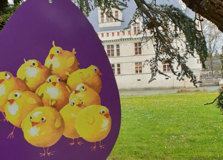 Jeu de piste dans le parc du château