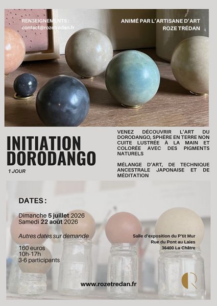 Stage initiation à l&rsquo;art du dorodango