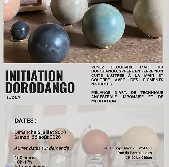 Stage initiation à l&rsquo;art du dorodango