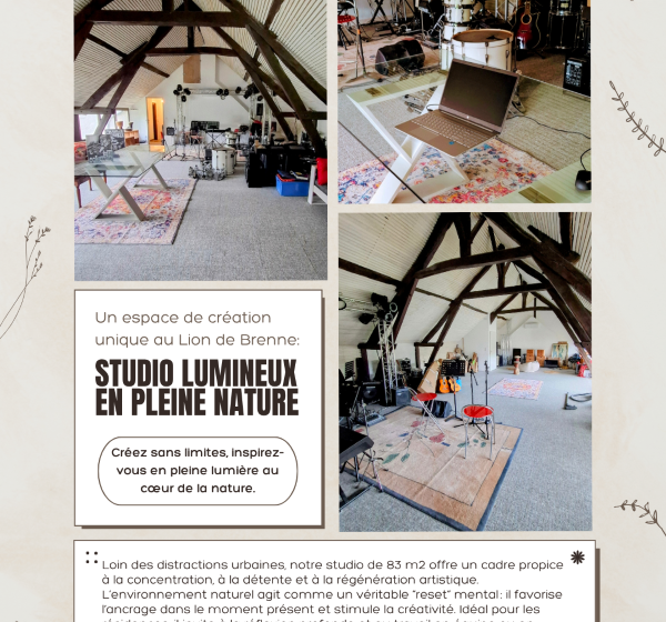 Un studio de répétition en pleine nature… pour laisser parler la musique