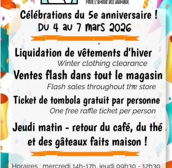 5ème anniversaire de Boussac Brocante