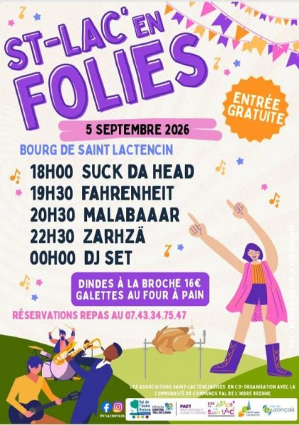 Le festival Saint-Lac&rsquo; en folie