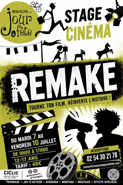 Stage de cinéma pour adolescents : Remake, réinvente l&rsquo;histoire