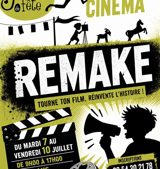 Stage de cinéma pour adolescents : Remake, réinvente l&rsquo;histoire