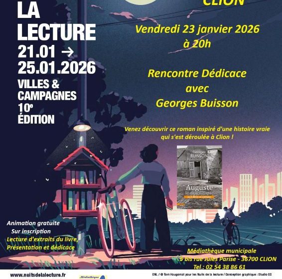 Nuits de la Lecture : rencontre avec Georges Buisson