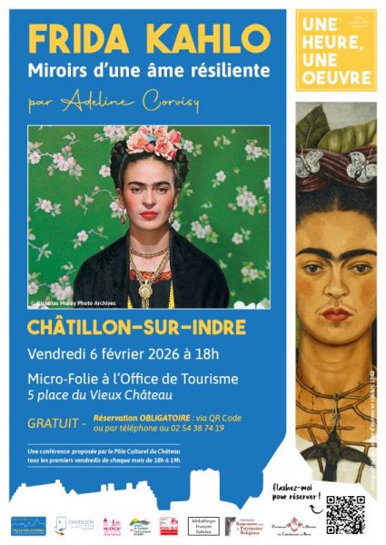 Une heure, Une oeuvre : « Frida Kahlo : miroirs d&rsquo;une âme résiliente »