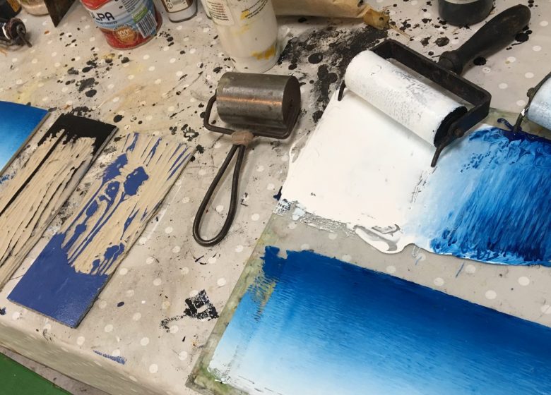Atelier d&rsquo;art – Linogravure