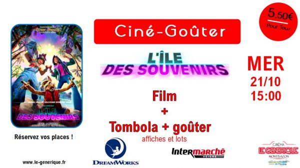 Ciné Goûter L&rsquo;île des souvenirs