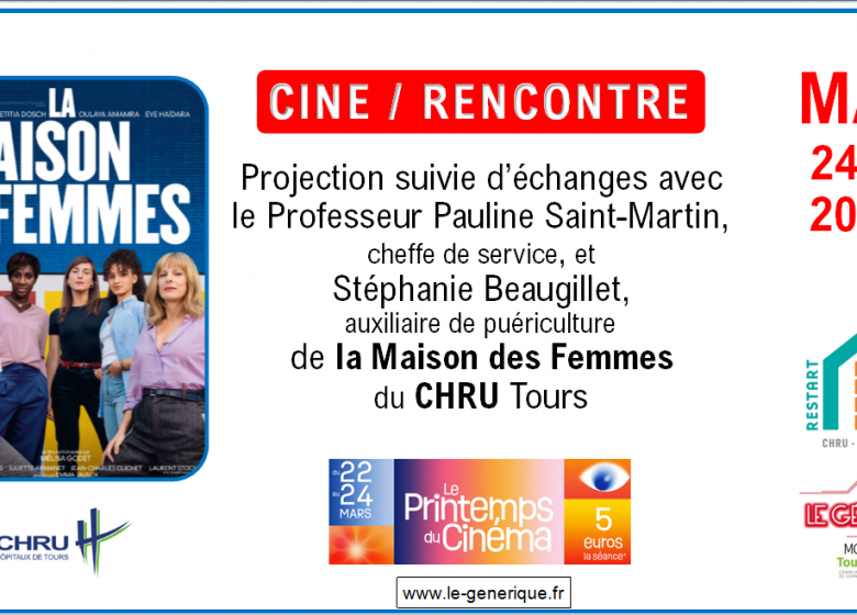 Ciné/Rencontre avec La Maison des Femmes
