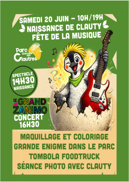 Naissance officielle de Clauty & Fête de la Musique