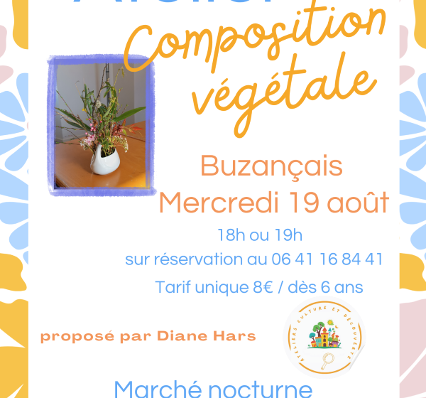 Atelier Culture et Découverte  : Composition végétale