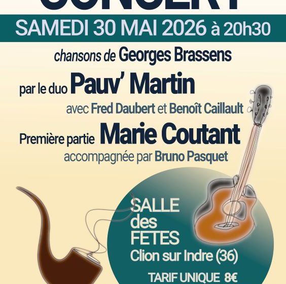Concert chansons de Georges Brassens