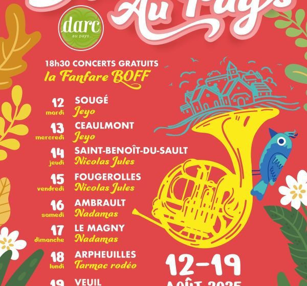 Concert Darc au Pays