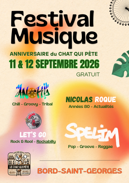 Le chat qui pète – Fête son 1er anniversaire!