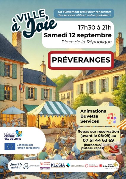 Ville à joie Préveranges