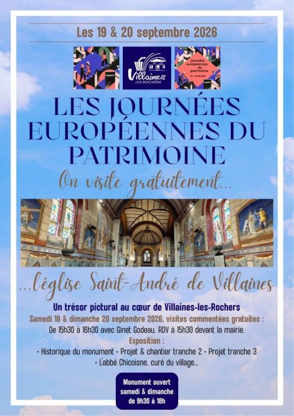 Journées Européennes du Patrimoine à l&rsquo;église Saint-André