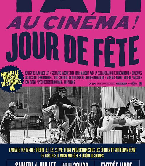Projection exceptionnelle en plein air de la version restaurée de Jour de Fête en 4K