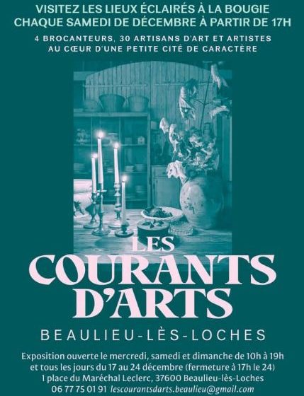 Les Courants d’Arts à la bougie
