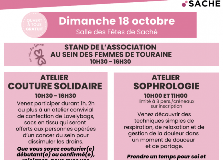 Octobre Rose – Sophrologie et Couture