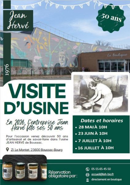 Visite de l&rsquo;usine JEAN HERVE – Artisanat et savoir-faire