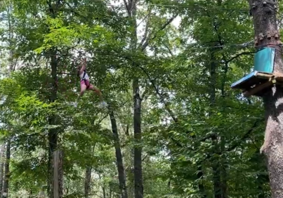 Parcours Aventure dans les arbres du Chalet des Pierres Jaumâtres