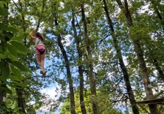 Parcours Aventure dans les arbres du Chalet des Pierres Jaumâtres