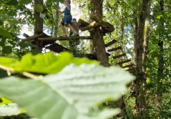 Parcours Aventure dans les arbres du Chalet des Pierres Jaumâtres