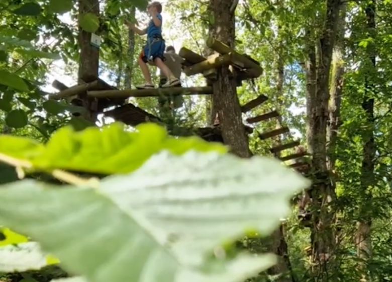 Parcours Aventure dans les arbres du Chalet des Pierres Jaumâtres