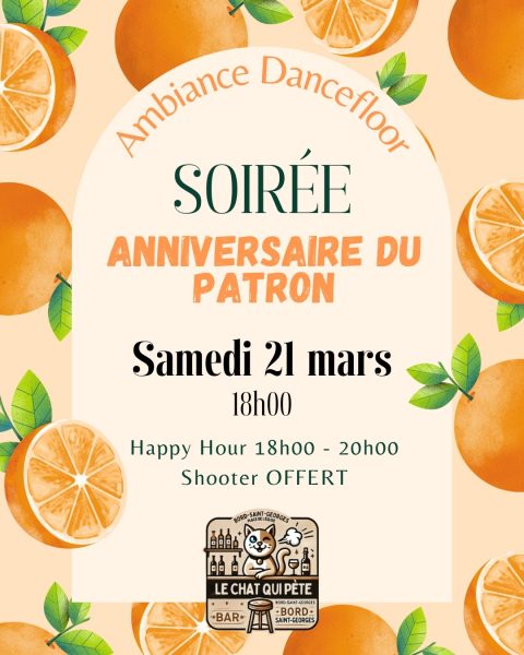 Soirée anniversaire du patron