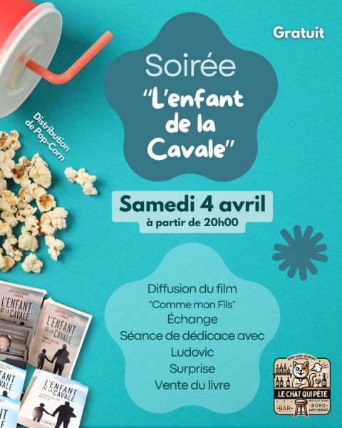 Soirée  » l&rsquo;enfant de la cavale « 