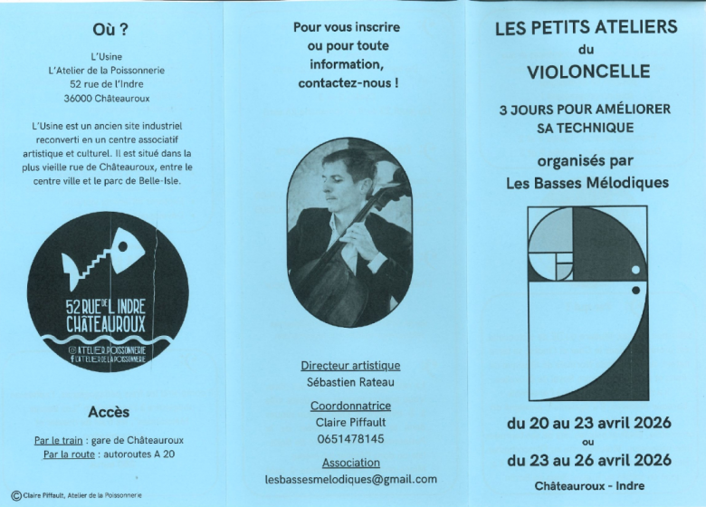 Stage : Les petits ateliers du Violoncelle