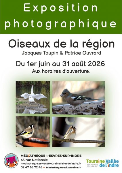 Exposition photographique « Oiseaux de la région »