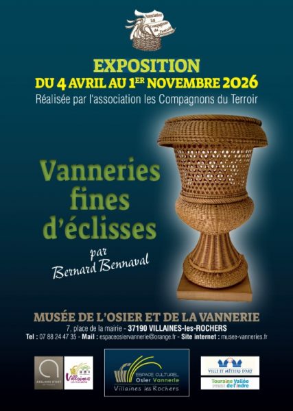 Exposition « Vanneries fines d’éclisse » – Espace culturel osier vannerie