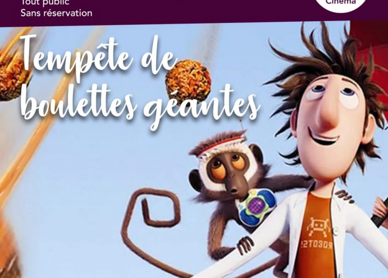 Cinéma en plein air : Tempête de boulettes géantes