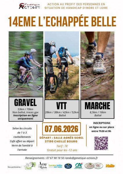 14ème édition de L&rsquo;Echapée Belle – Randonnée pédestre et VTT